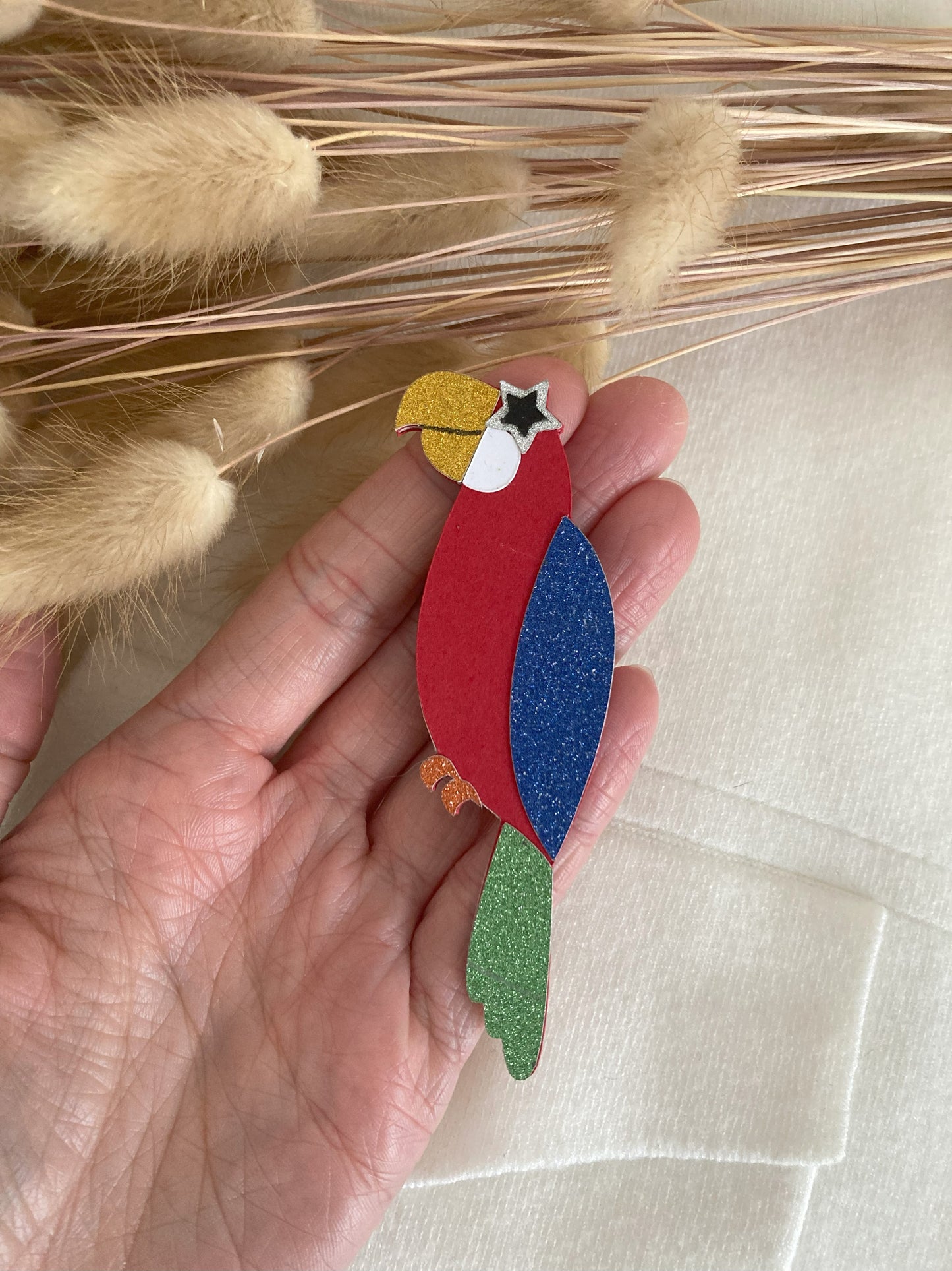 Broche Perroquet Personnalisée – Bijou Coloré