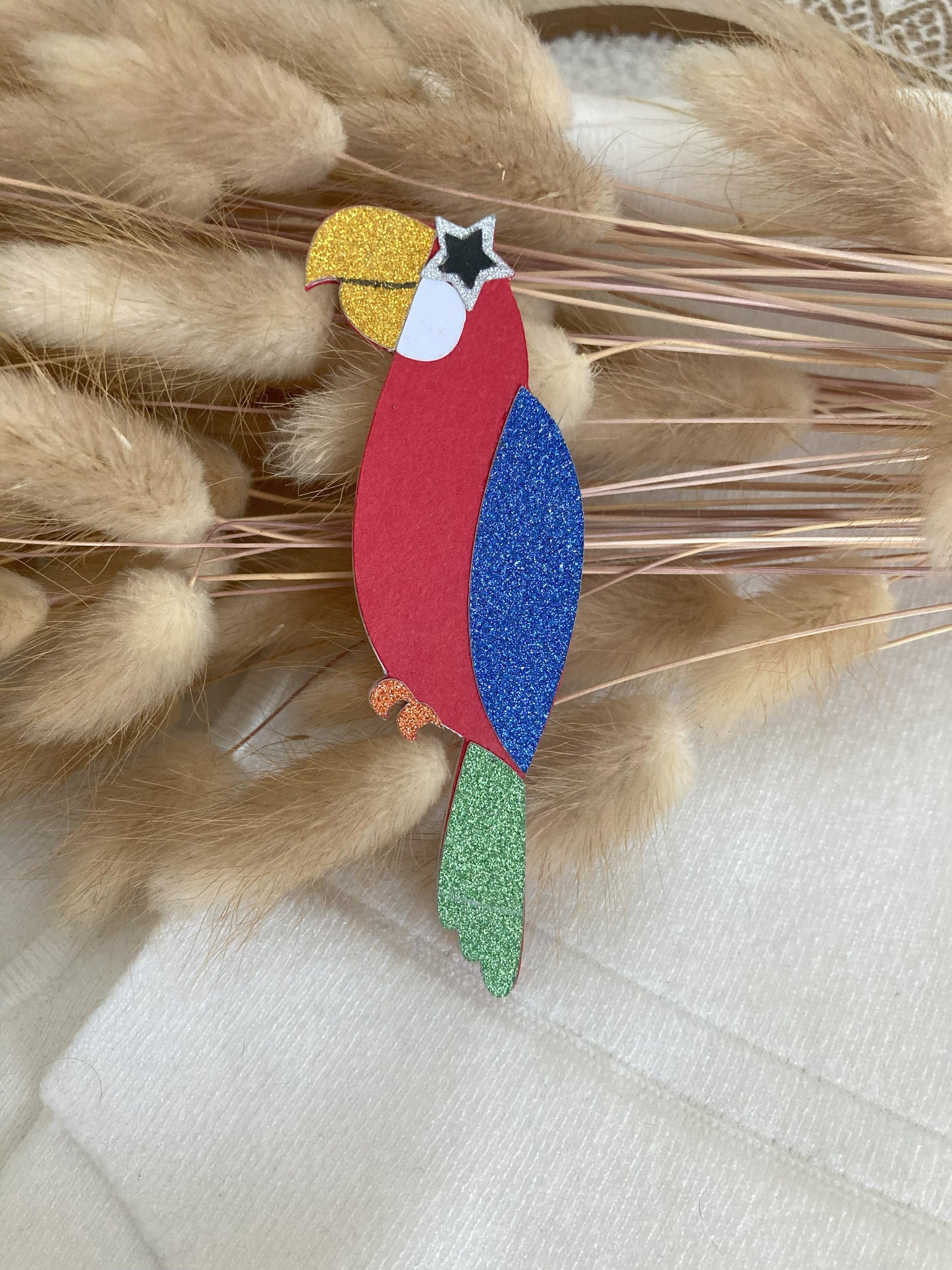 Broche Perroquet Personnalisée – Bijou Coloré