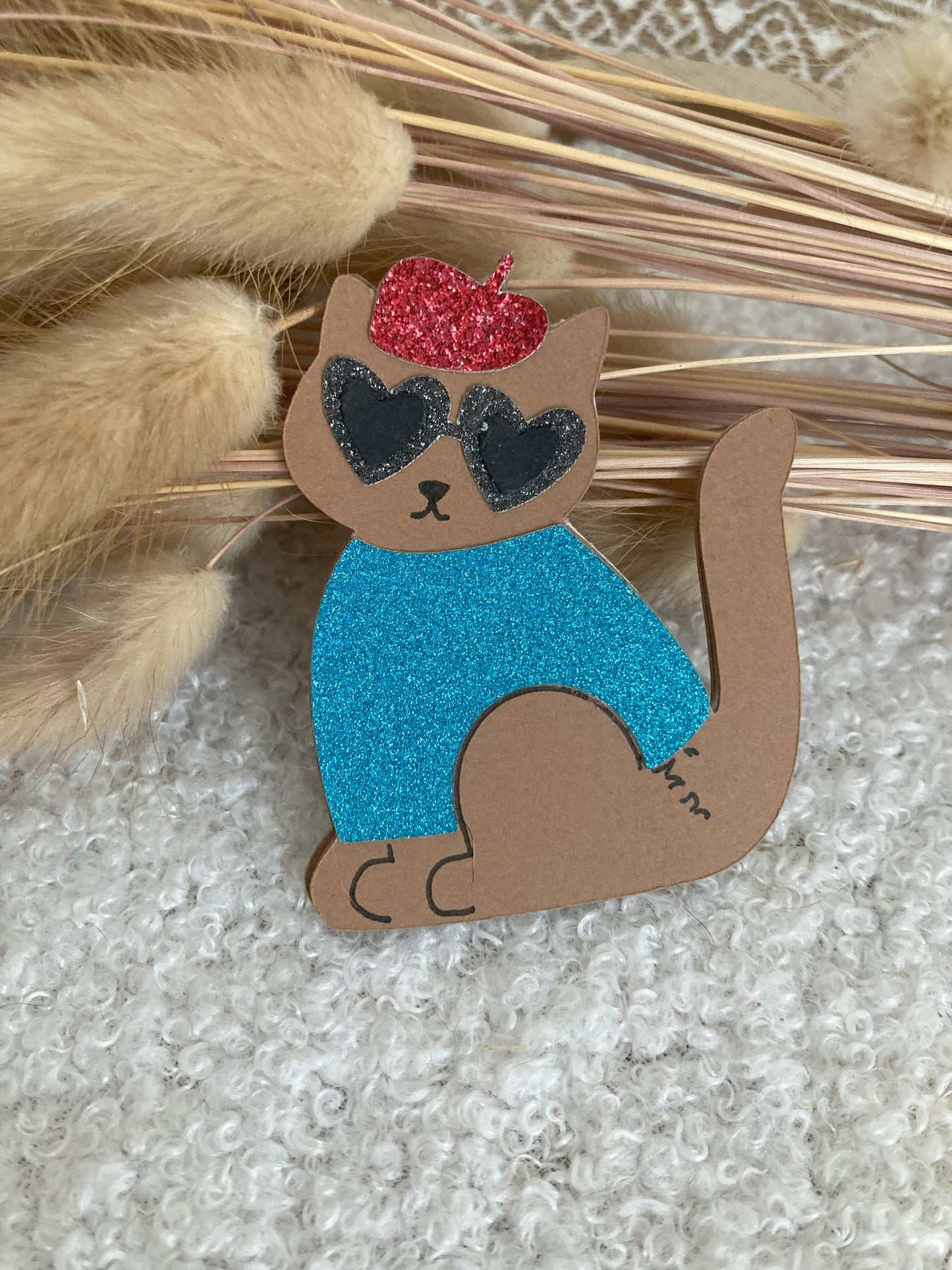 Broche Chats Parisiens Personnalisable – Bijou Fait Main