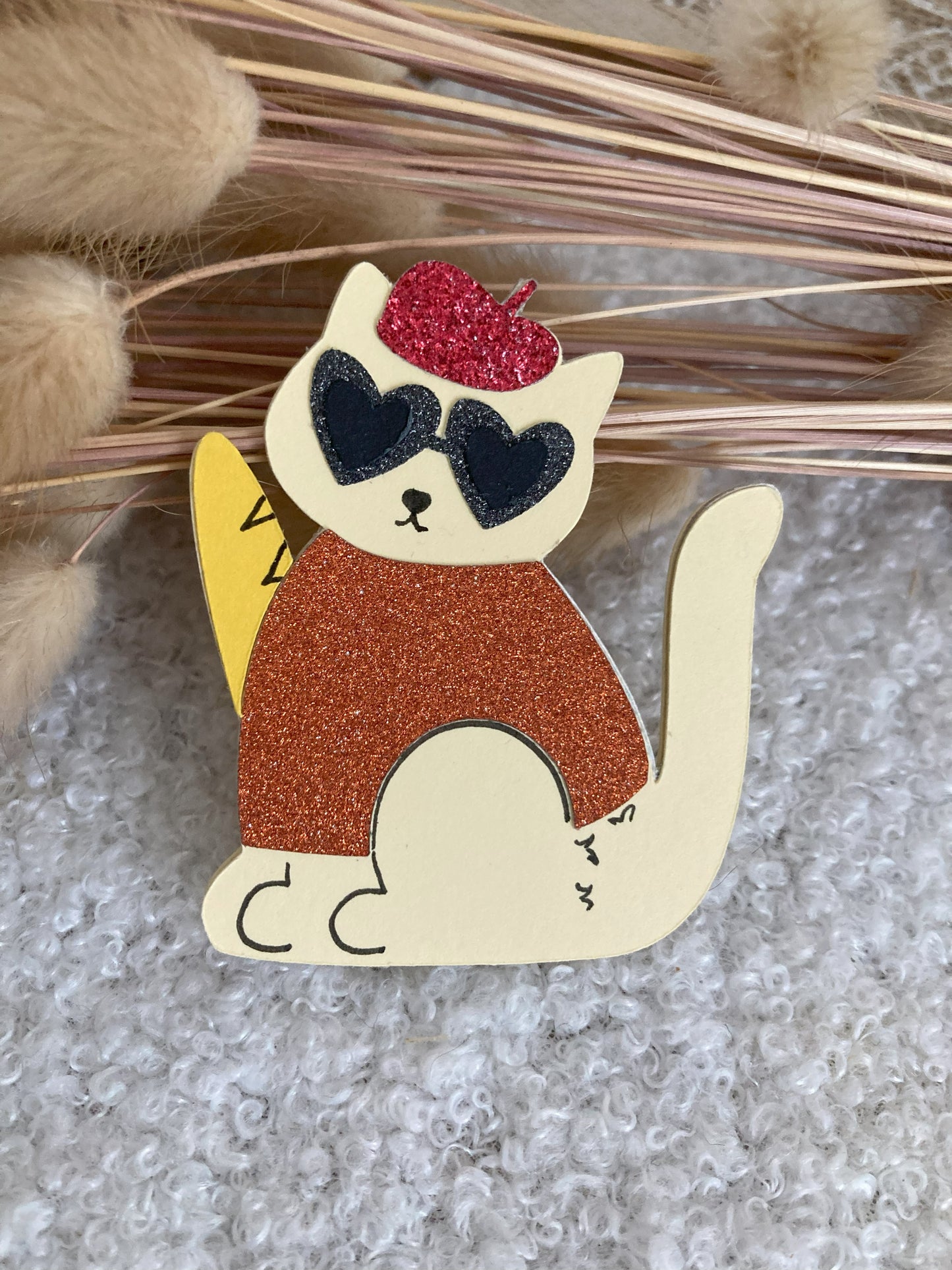 Broche Chats Parisiens Personnalisable – Bijou Fait Main